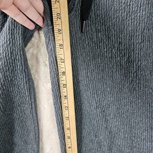 Lululemon Retreat Yourself Crop Pants 4 Gray Ribbed Athleisure Relaxed Wide Leg - Picture 4 of 7